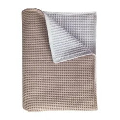 Bink Bedding Pique Ledikantdeken Dusty / Wit 100 x 150 cm Clearance