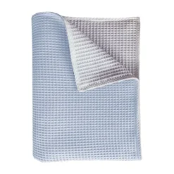 Bink Bedding Pique Ledikantdeken Dusty / Wit 100 x 150 cm Clearance