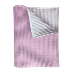 Bink Bedding Pique Ledikantdeken Dusty / Wit 100 x 150 cm Clearance