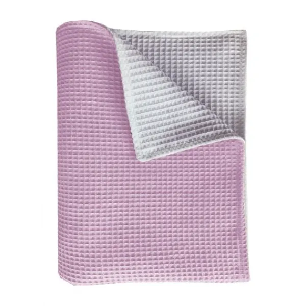 Bink Bedding Pique Ledikantdeken Dusty / Wit 100 x 150 cm Clearance