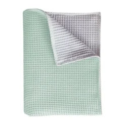 Bink Bedding Pique Ledikantdeken Dusty / Wit 100 x 150 cm Clearance