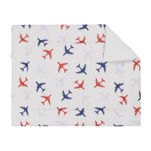 Bink Bedding Planes Boxkleed Blauw 71 x 122 cm Online