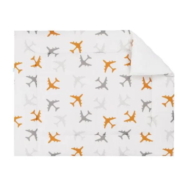 Bink Bedding Planes Boxkleed Blauw 71 x 122 cm Online