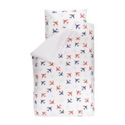Bink Bedding Planes Dekbedovertrek Choco 120 x 150 cm Sale