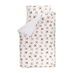 Bink Bedding Planes Dekbedovertrek Choco 120 x 150 cm Sale
