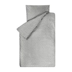 Bink Bedding Stars Dekbedovertrek Grijs 120 x 150 cm Discount