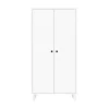 BLN Kids Sacha Kledingkast White 2-Deurs Clearance