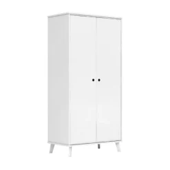 BLN Kids Sacha Kledingkast White 2-Deurs Clearance