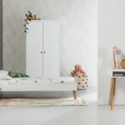 BLN Kids Sacha Kledingkast White / Natural 2-Deurs Discount