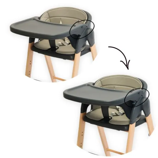 Bo Jungle Grow With Me High Chair - Pure White Best