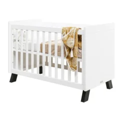 Bopita - Juno Ledikant - 60x120 cm - Wit/Zwart Online