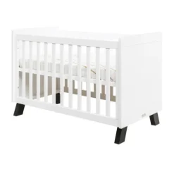 Bopita - Juno Ledikant - 60x120 cm - Wit/Zwart Online