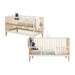 Bopita Amira Bedbank 70x140 cm - Dune/Naturel Best