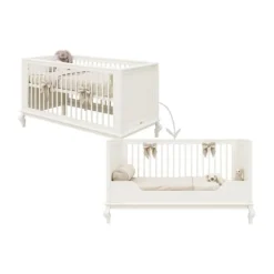 Bopita Babykamer Juliëtte - Off White - Bedbank 70x140 cm + Commode Outlet