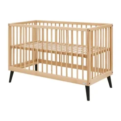 Bopita Fay Bed 60×120 - Naturel/Mat Zwart Online