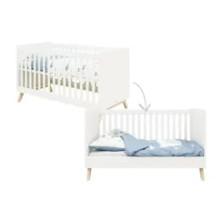Bopita Fenna Babybed Wit / Naturel 70 x 140 cm Best