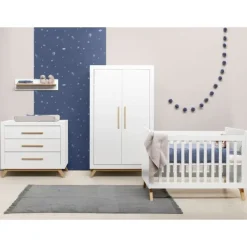 Bopita Fenna Babybed Wit / Naturel 60 x 120 cm Best