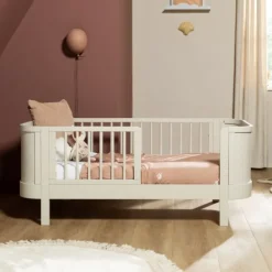 Bopita Heya Peuterbed - 70 x 140 cm - Walnoot Online