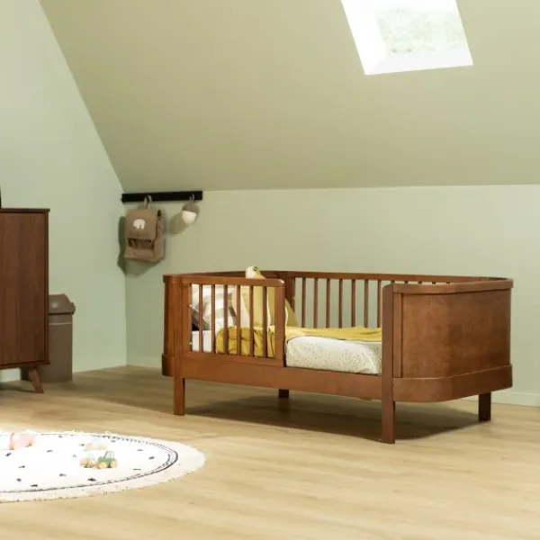 Bopita Heya Peuterbed - 70 x 140 cm - Walnoot Online