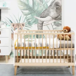 Bopita Indy Babybed Wit / Naturel 60 x 120 cm Sale