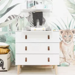 Bopita Indy Babybed Wit / Naturel 60 x 120 cm Sale