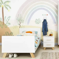 Bopita Lisa Bed Wit / Naturel 90 x 200 cm Online