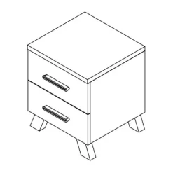 Bopita Lisa Bed Wit / Naturel 90 x 200 cm Online