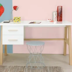 Bopita Lisa Bed Wit / Naturel 90 x 200 cm Online