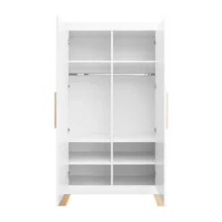 Bopita Lisa Kledingkast Wit / Naturel 2-Deurs Online
