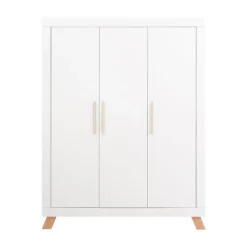 Bopita Lisa Kledingkast Wit / Naturel 3-Deurs Hot