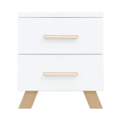 Bopita Lisa Nachtkastje Wit / Naturel