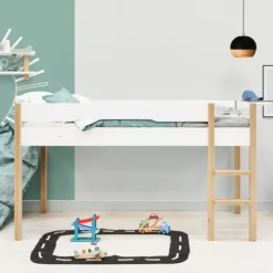 Bopita Lucas Bed - 90 x 200 cm - Wit / Naturel Online