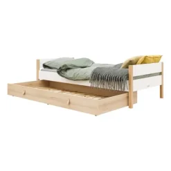 Bopita Lucas Bed - 90 x 200 cm - Wit / Naturel Online