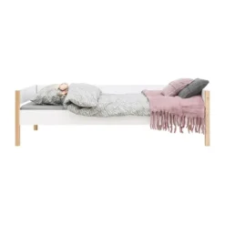 Bopita Lucas Bedbank - 90x200 cm - Wit/Naturel Discount