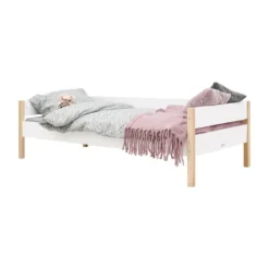 Bopita Lucas Bedbank - 90x200 cm - Wit/Naturel Discount