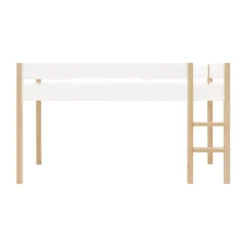 Bopita Lucas Halfhoogslaper - Wit / Naturel - 90 x 200 cm New