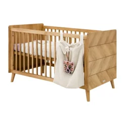 Bopita Manou Babykamer Vintage | Bed 60 x 120 cm + Commode + Kast 2 Deur Clearance