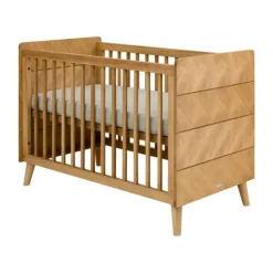 Bopita Manou Babykamer Vintage | Bed 60 x 120 cm + Commode + Kast 2 Deur Clearance