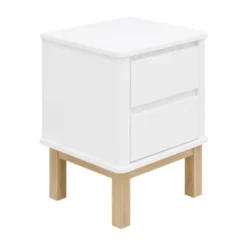 Bopita Mika Bed Wit / Eiken 90 x 200 cm Hot