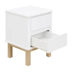 Bopita Mika Bed Wit / Eiken 90 x 200 cm Hot