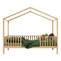 Bopita Robin Huisbed 90x200 cm Met Poten - Naturel Online