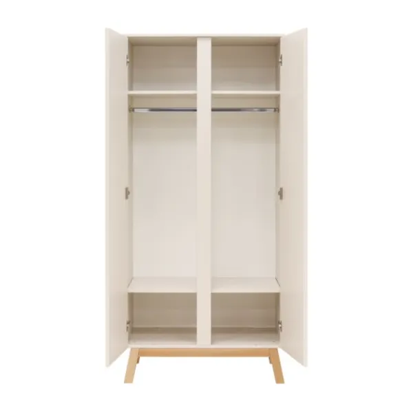 Bopita Sada Kledingkast - Dune / Naturel - 2-Deurs Best