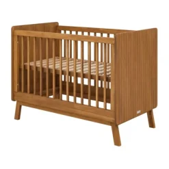 Bopita Senna Babybed - Rose / Wood - 60 x 120 cm Online