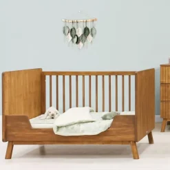 Bopita Senna Bedbank - Rose / Wood - 70 x 140 cm Outlet