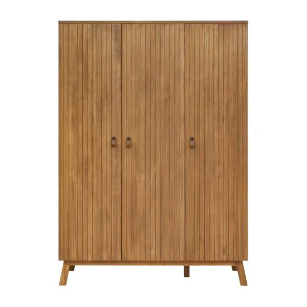 Bopita Senna Kledingkast 3-Deurs - Rose / Wood Outlet