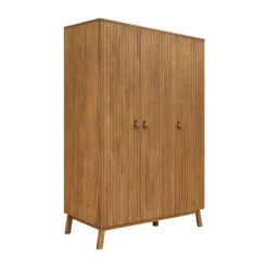 Bopita Senna Kledingkast 3-Deurs - Rose / Wood Outlet
