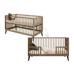 Bopita Zara Bedbank 70x140 cm - Walnoot Hot