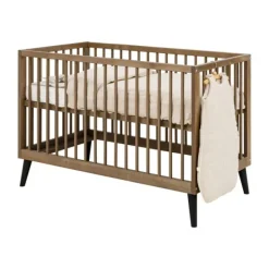 Bopita Zara Ledikant 60x120 cm - Walnoot Best