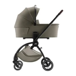 Britax Römer RIO Diamond LUX 3-in-1 Kinderwagen - Urban Olive | Kidsriver Autostoel - Curve - Black Hot