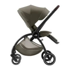 Britax Römer RIO Diamond LUX 3-in-1 Kinderwagen - Urban Olive | Kidsriver Autostoel - Curve - Black Hot